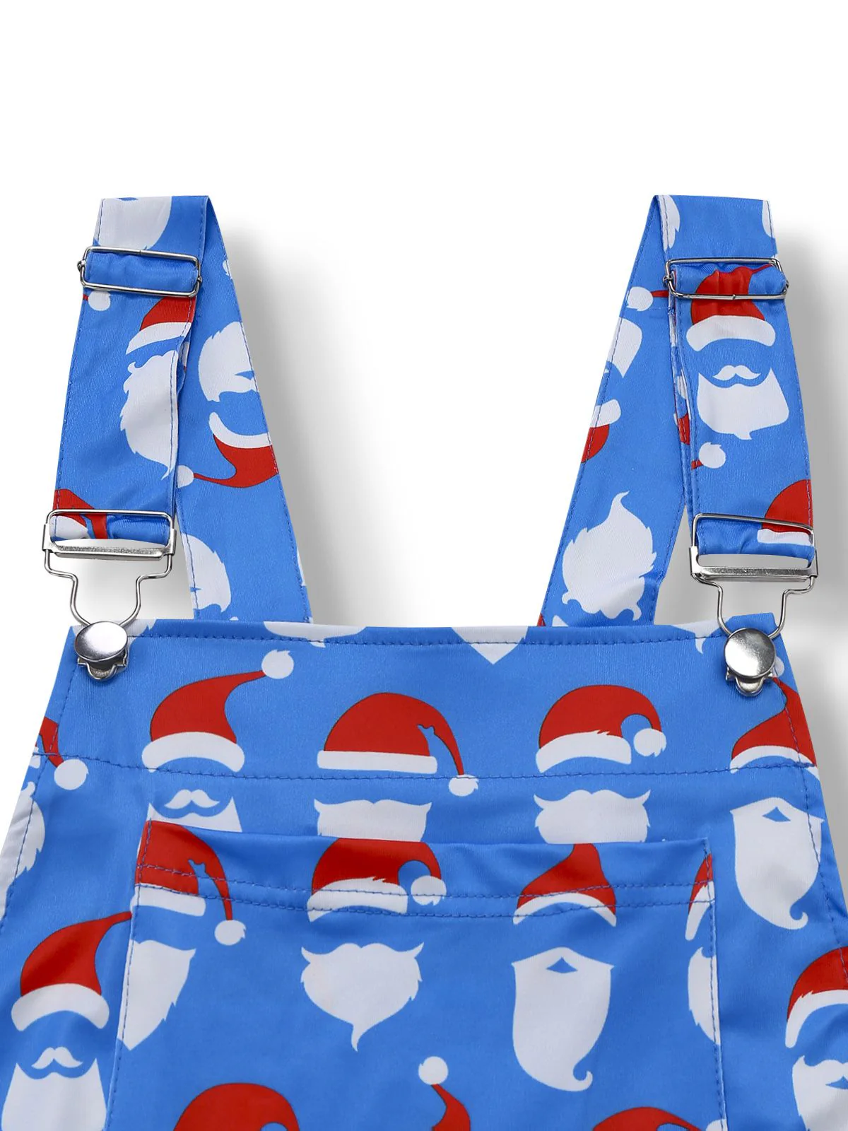 Blau 1960er Weihnachtsmann Overalls Jumpsuit - Image 6