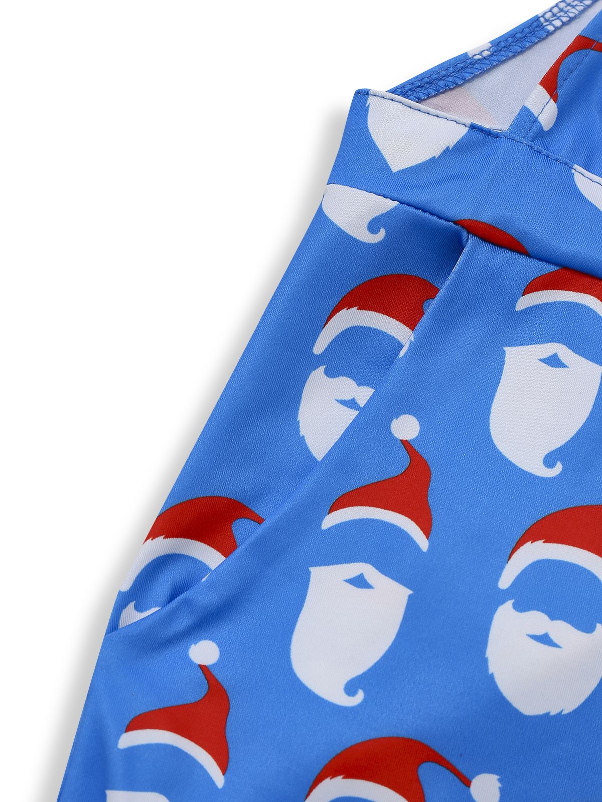 Blau 1960er Weihnachtsmann Overalls Jumpsuit - Image 7