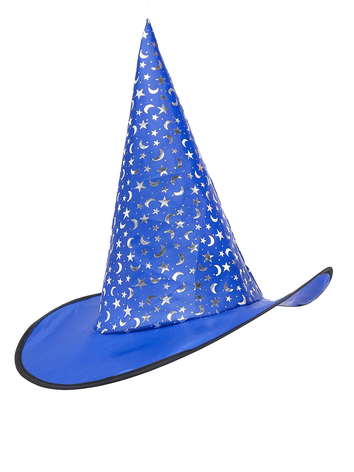 Blau 1970er Halloween Magician Cosplay Schlitz Kleid Mit Hut - Image 3