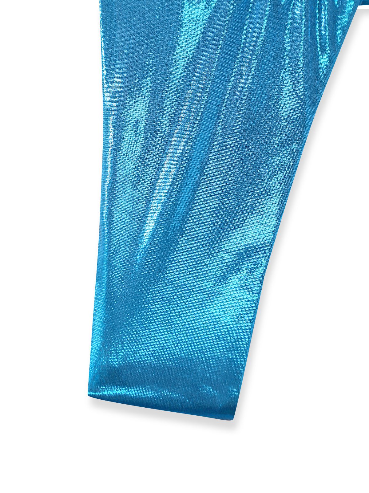 Blau 1970er Muschel & Seestern Bikini Set - Image 7