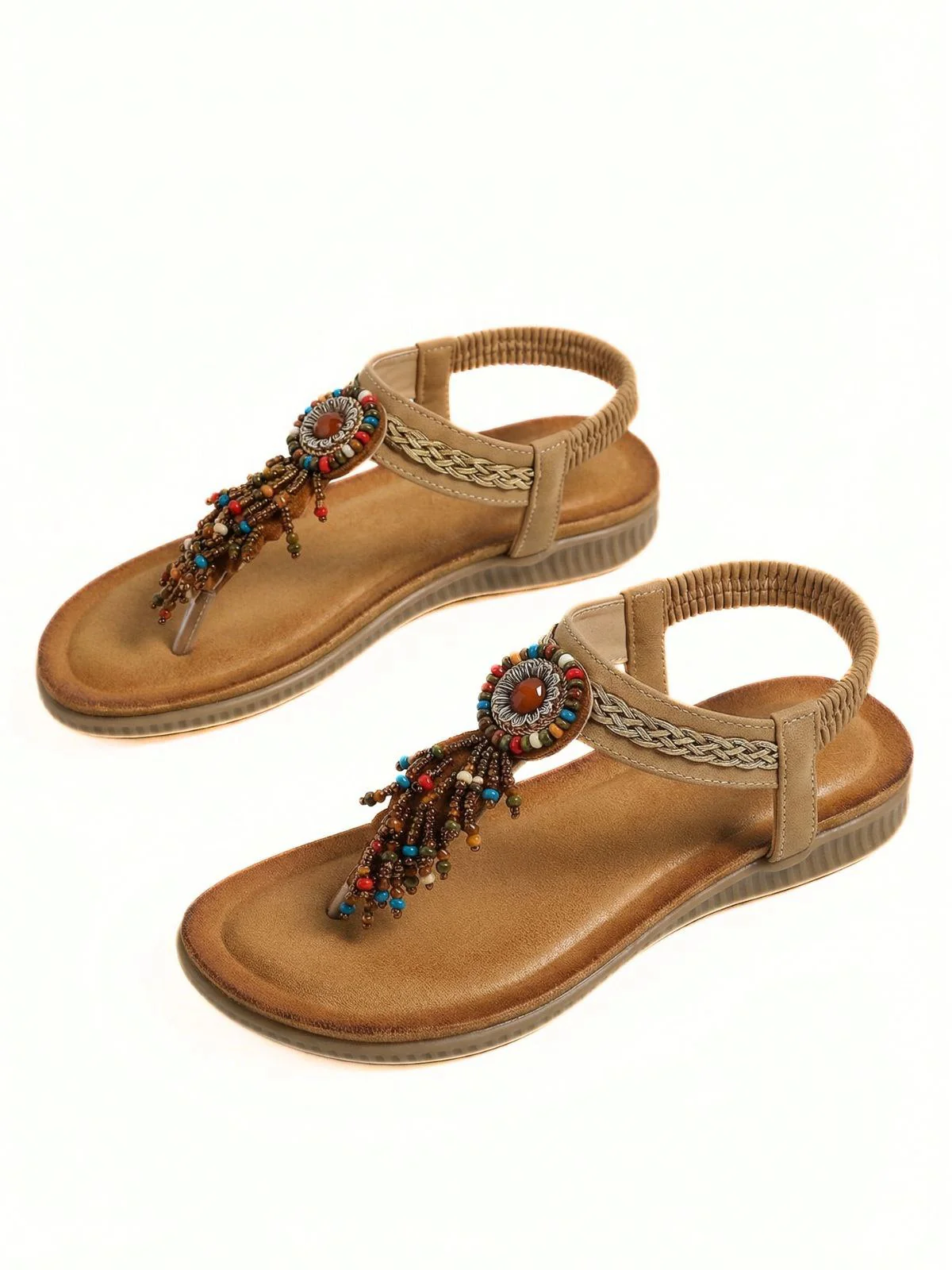 Bohemian Stil Flip-Flop Tassel Sandals - Image 4