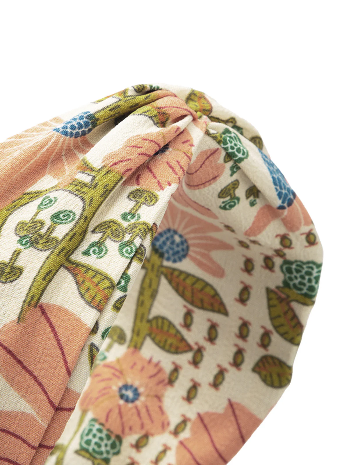 Bohemien Blumen Muster Stoff Stirnband - Image 2