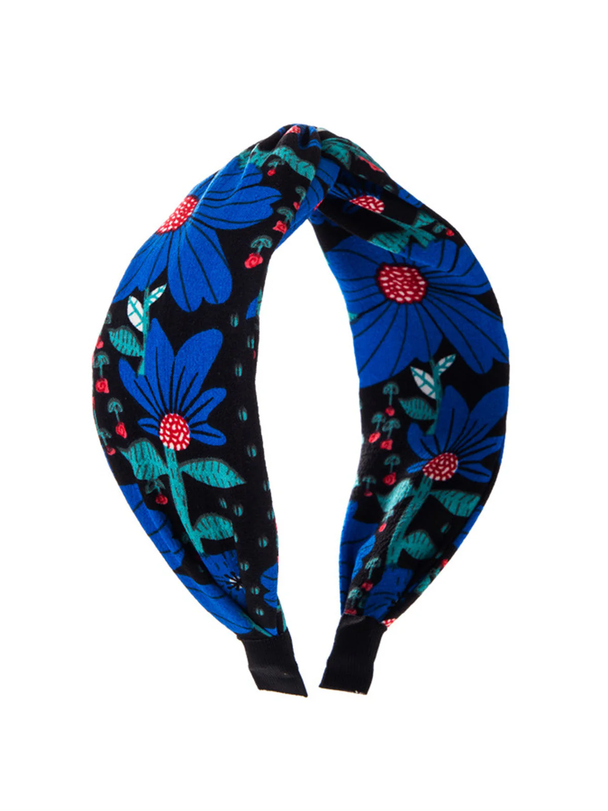 Bohemien Blumen Muster Stoff Stirnband - Image 3