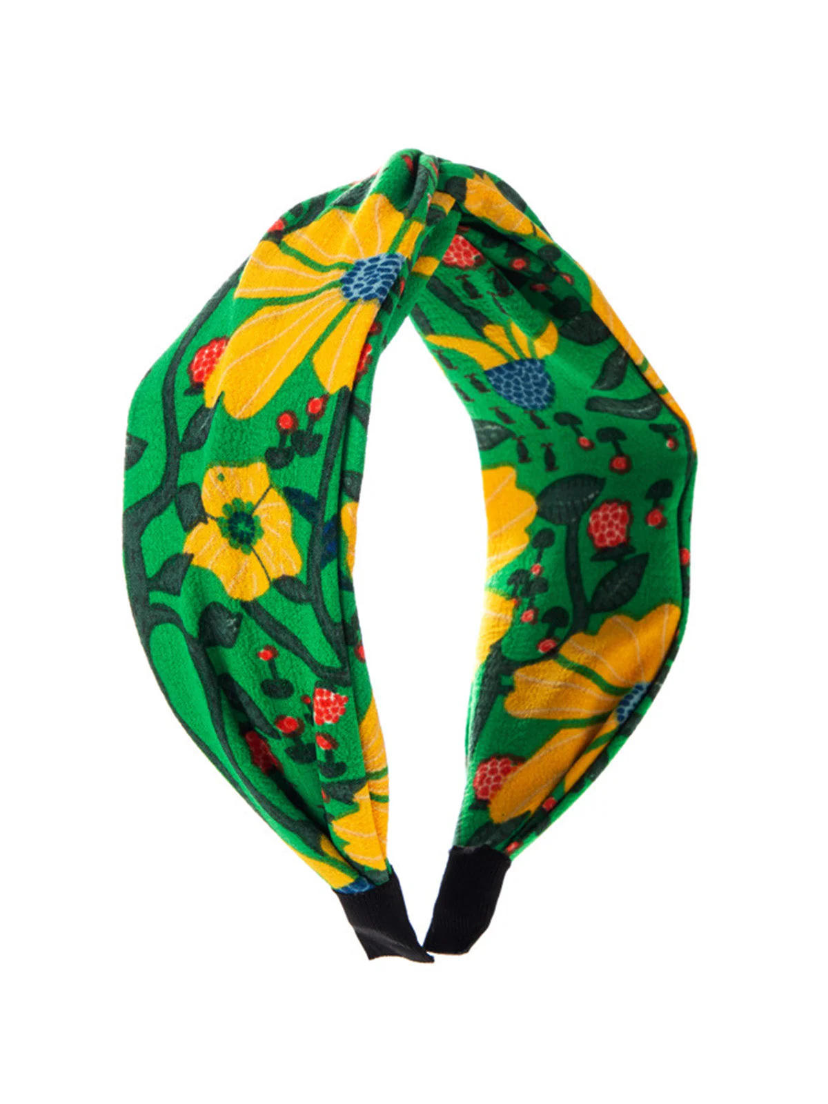 Bohemien Blumen Muster Stoff Stirnband - Image 4
