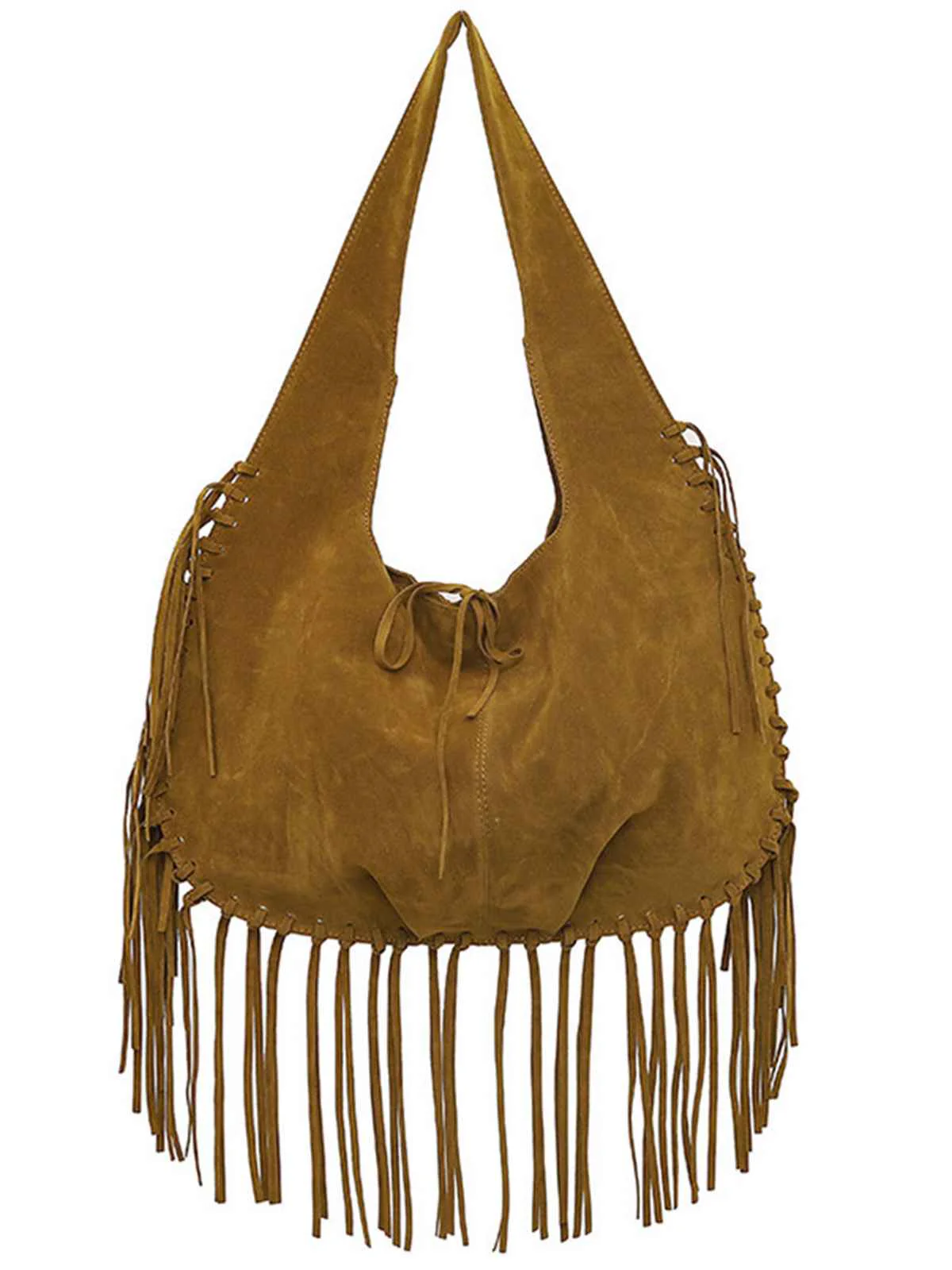 Boho Quaste Suede Hobo Umhängetasche - Image 3