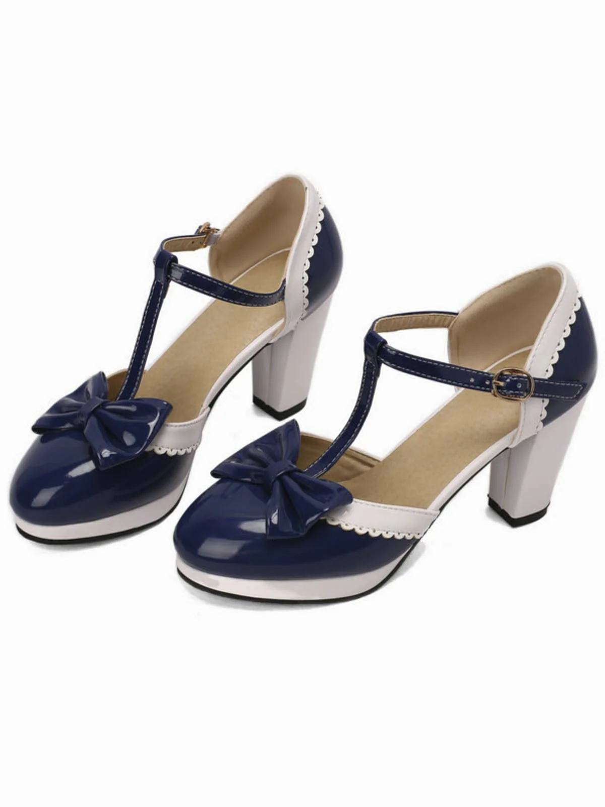 CHUNKY HEELS MARY JANE SCHUHE - Image 14
