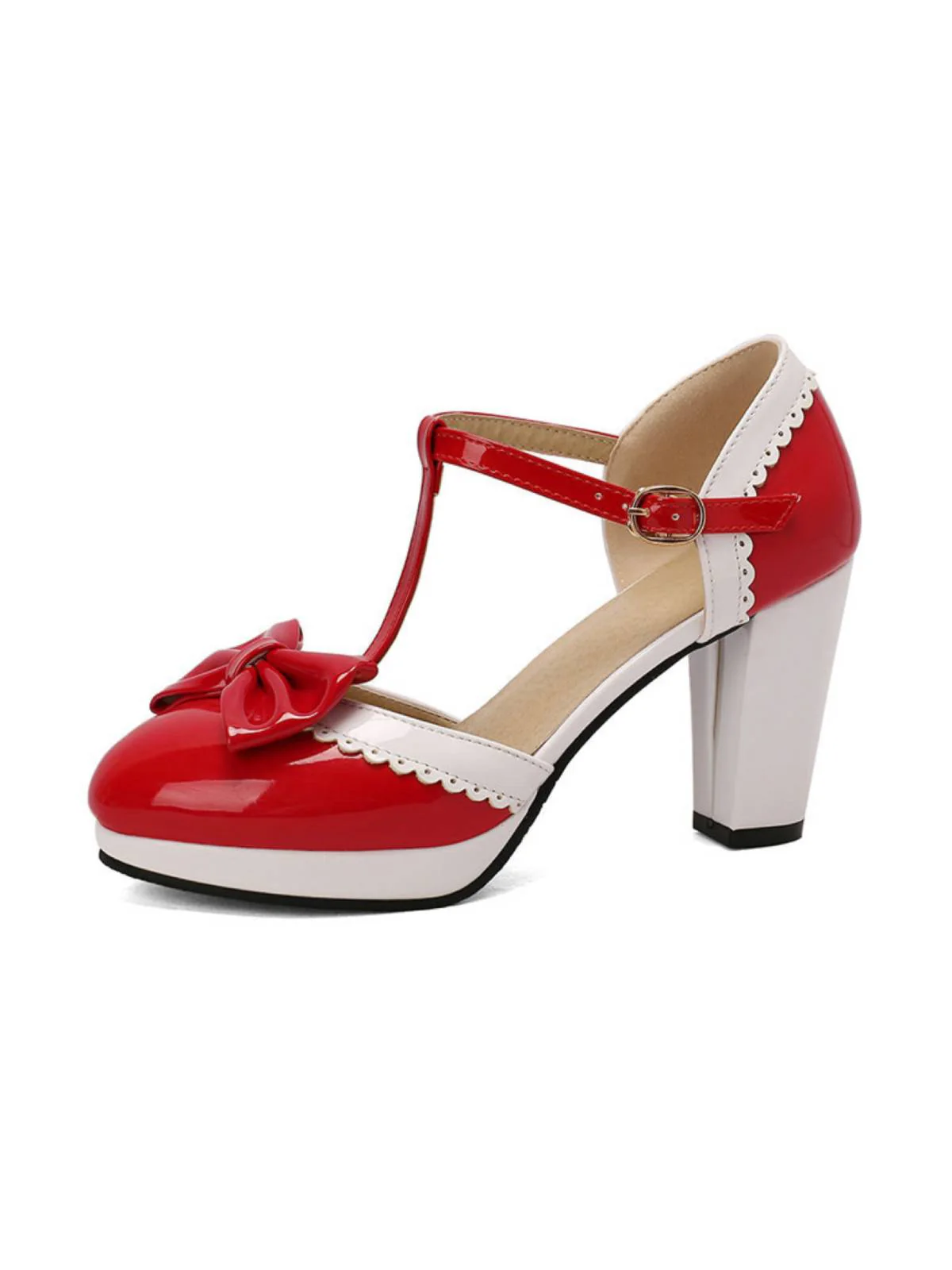 CHUNKY HEELS MARY JANE SCHUHE - Image 6