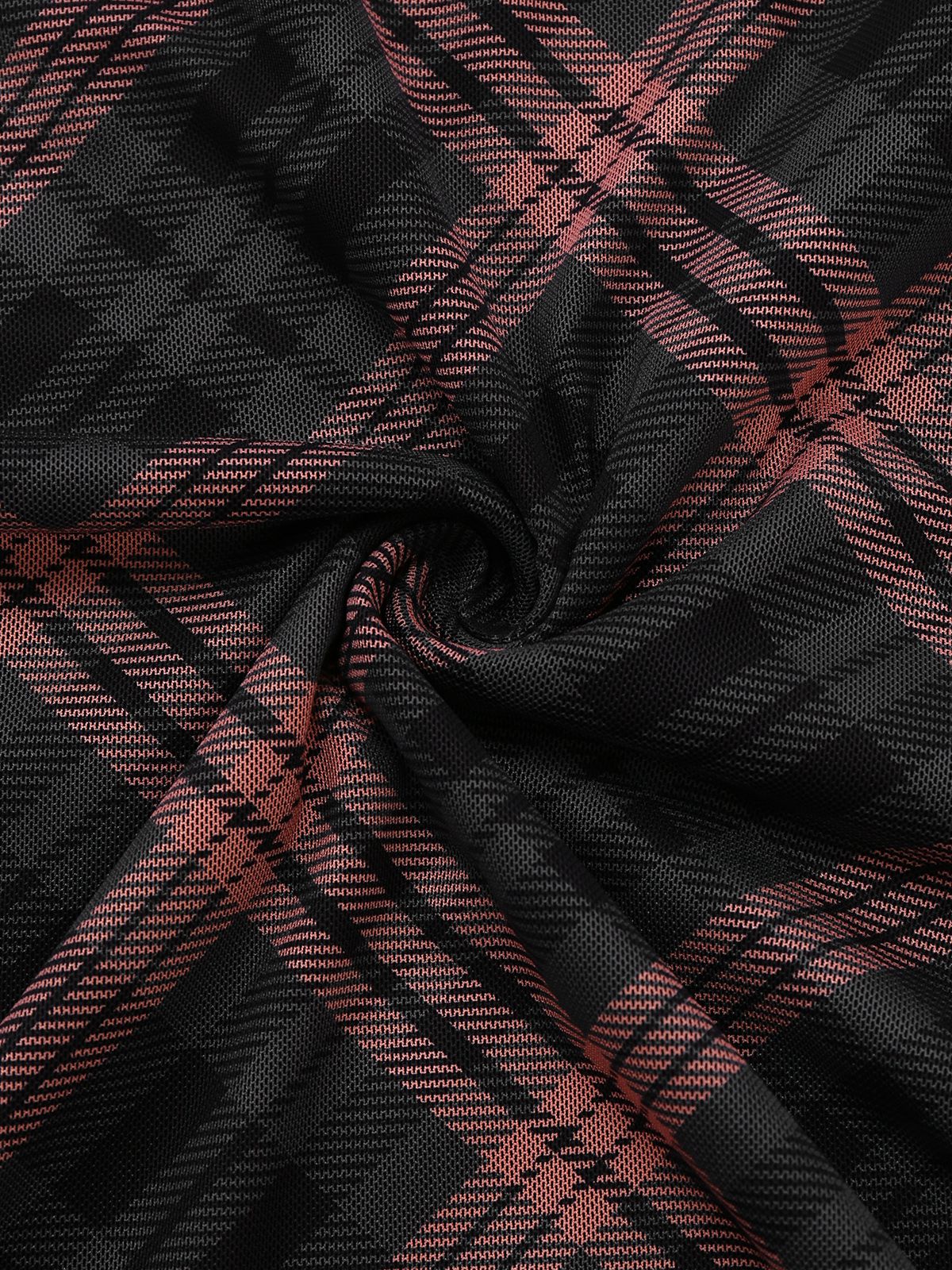 Braun 1930er Plaid Suspender V-Ausschnitt Schlank Maxi Kleid - Image 3