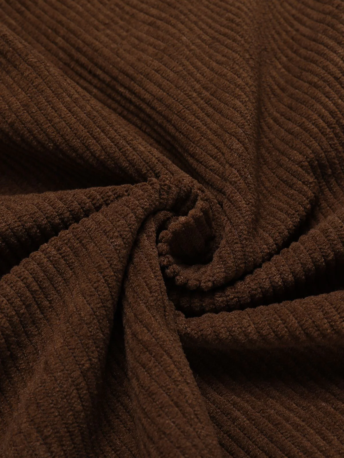 Braun 1930er Solide Cord Lätzchen Jumpsuit - Image 4