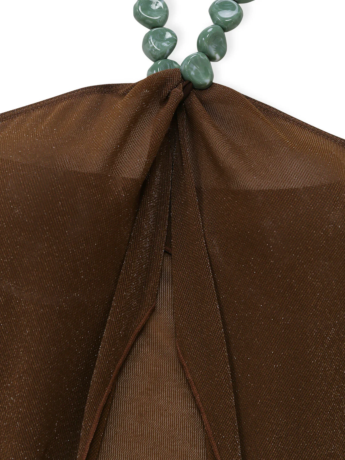 Braun 1940er Halter Uni Cover Up Set - Image 6