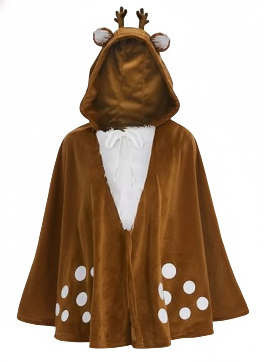 Braun 1940er Weihnachten Waldhirsch Cape
