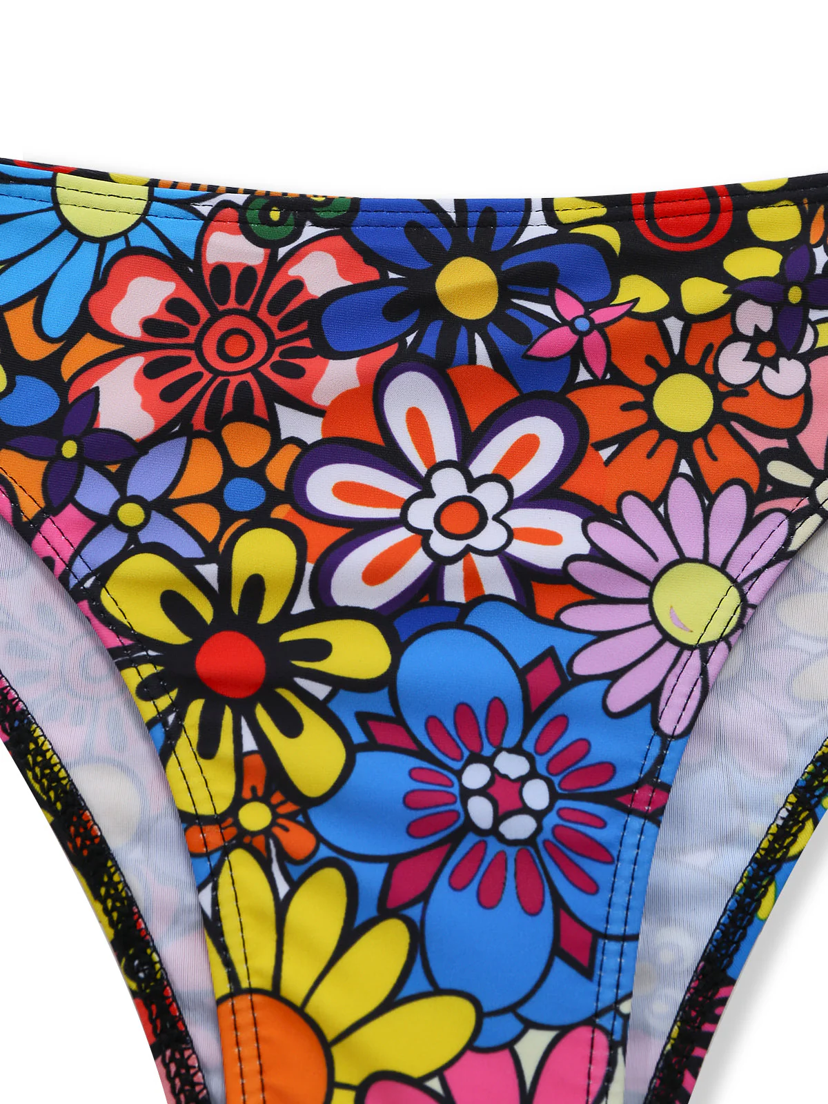 Bunt 2000er Gänseblümchen Halter Tankini Set - Image 6