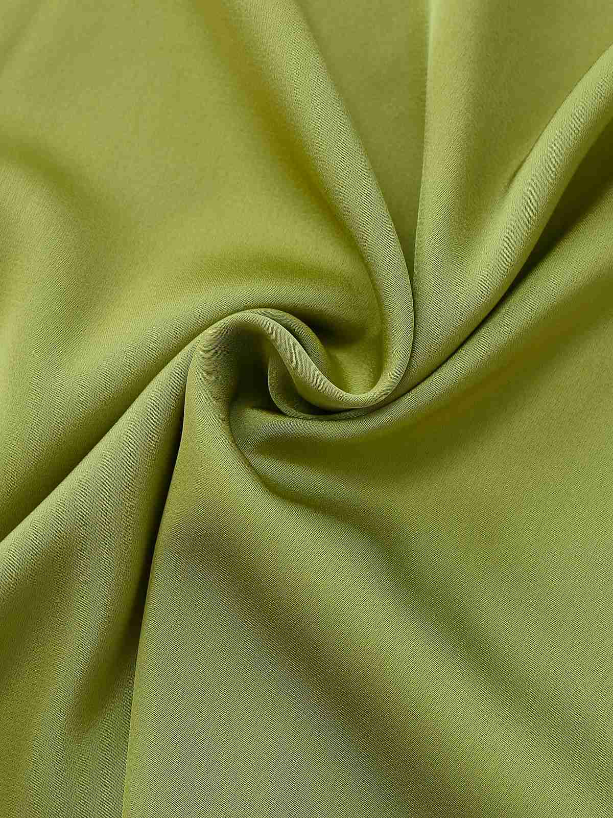 Chartreuse 1920er Schimmernd Taschentuch Saum Kleid - Image 9