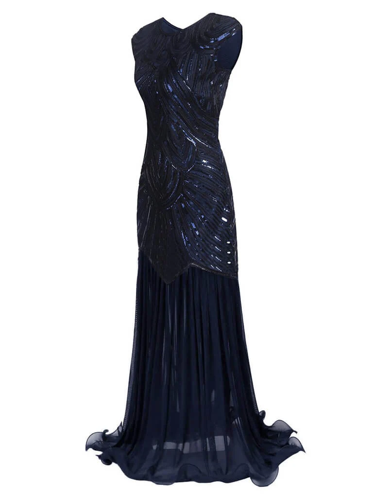 1920ER VINTAGE PAILLETTEN PARTY ABENDKLEID - Image 11