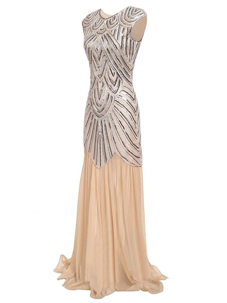 1920ER VINTAGE PAILLETTEN PARTY ABENDKLEID - Image 4