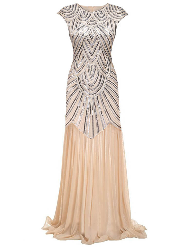 1920ER VINTAGE PAILLETTEN PARTY ABENDKLEID - Image 5