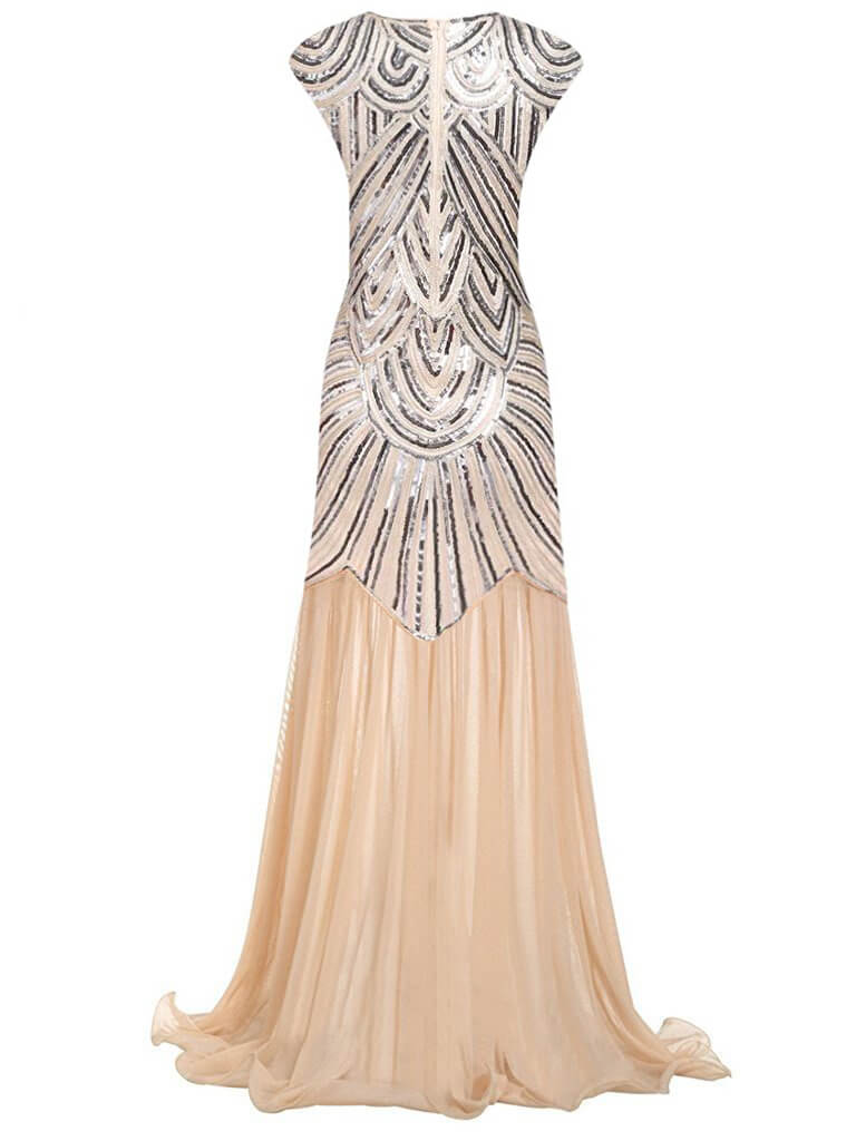 1920ER VINTAGE PAILLETTEN PARTY ABENDKLEID - Image 6