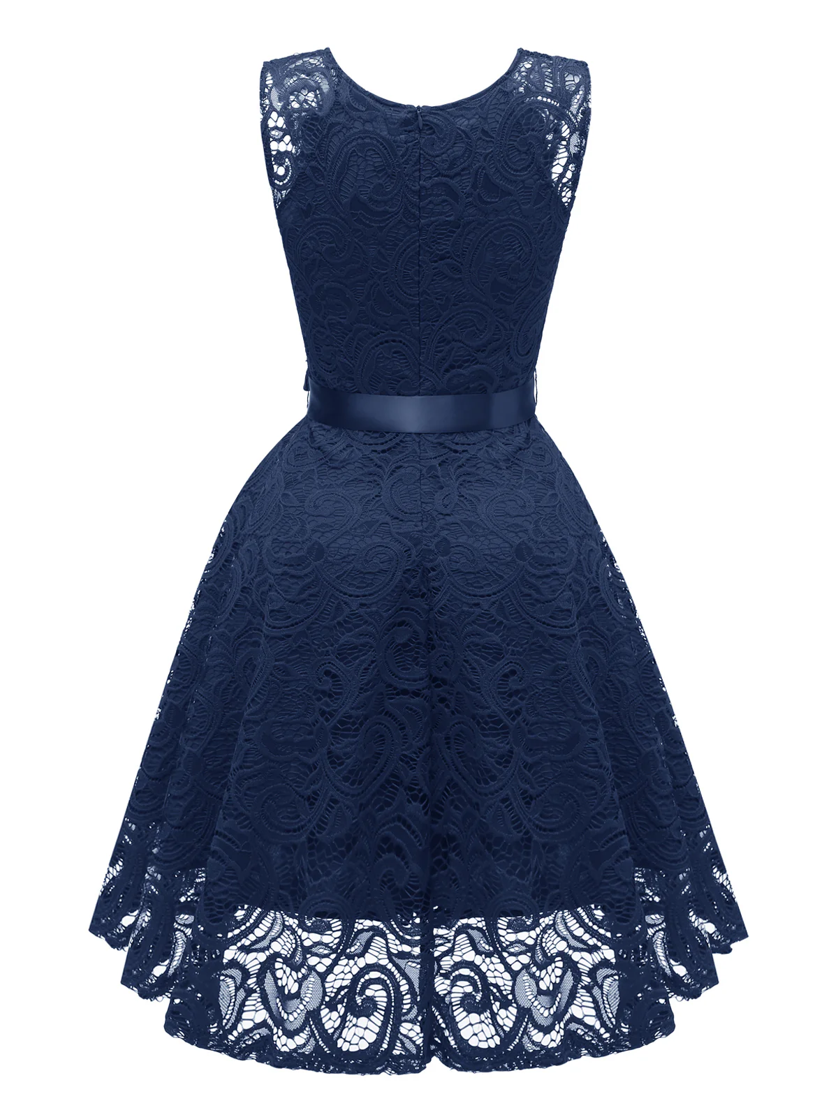 1950ER SPITZE BLUMEN BOGEN  KLEID - Image 2