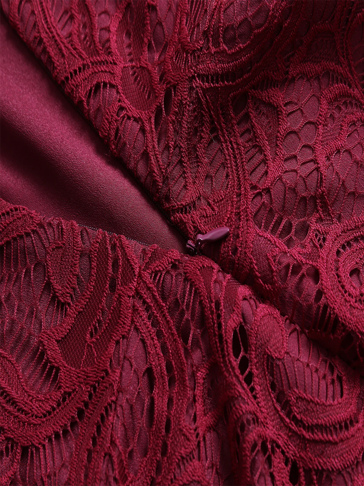 1950ER SPITZE BLUMEN BOGEN  KLEID - Image 8