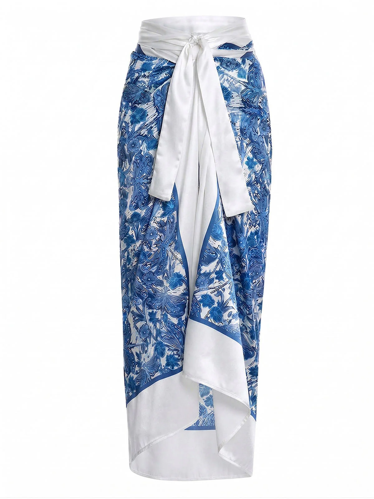 [Vorverkauf] Dunkelblaues 60er Bikini-Set & Cover-Up mit Libelle und Neckholder - Image 3
