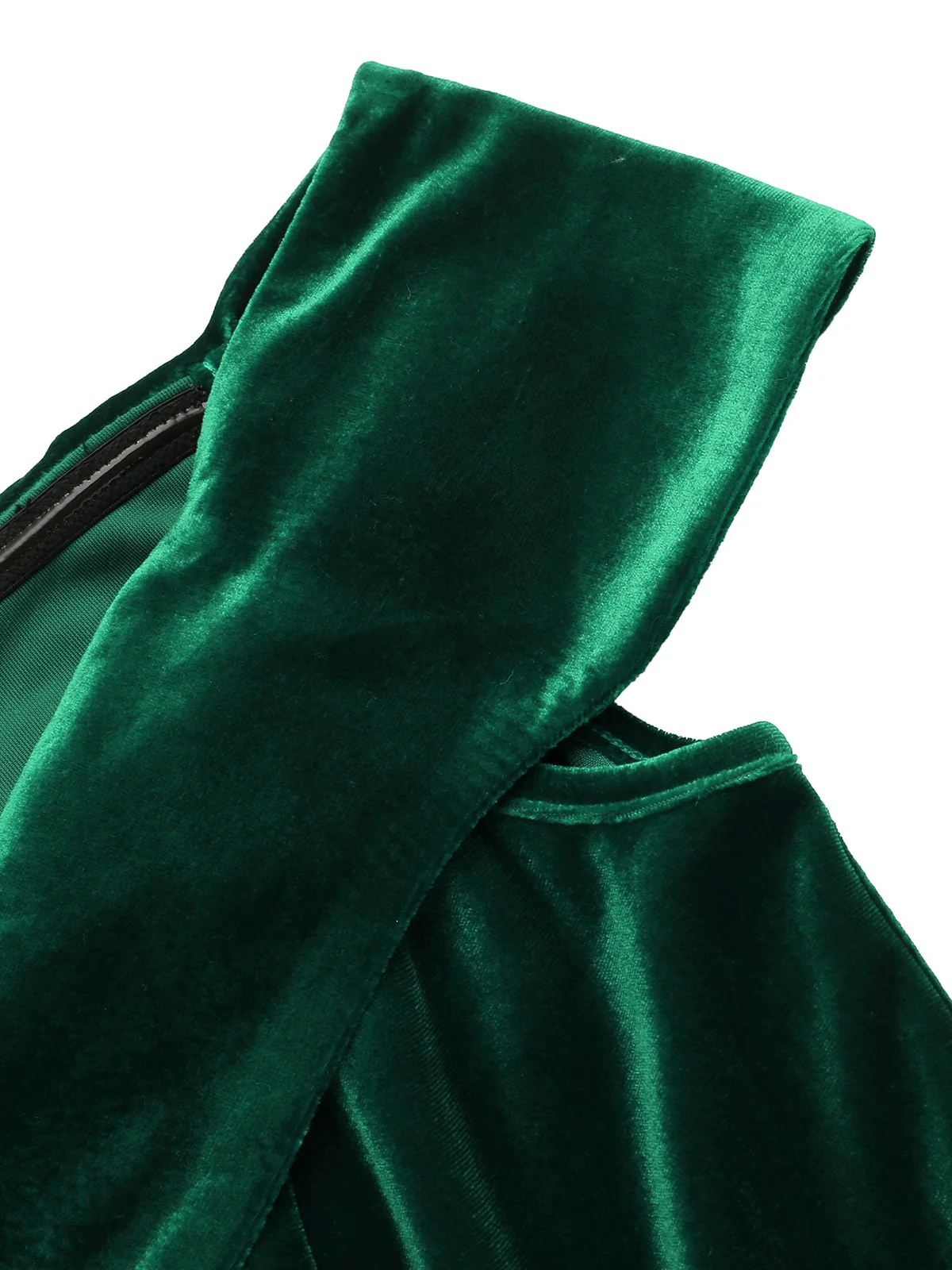 Dunkelgrün VINTAGE SCHULTERFREI PENCIL KLEID - Image 5