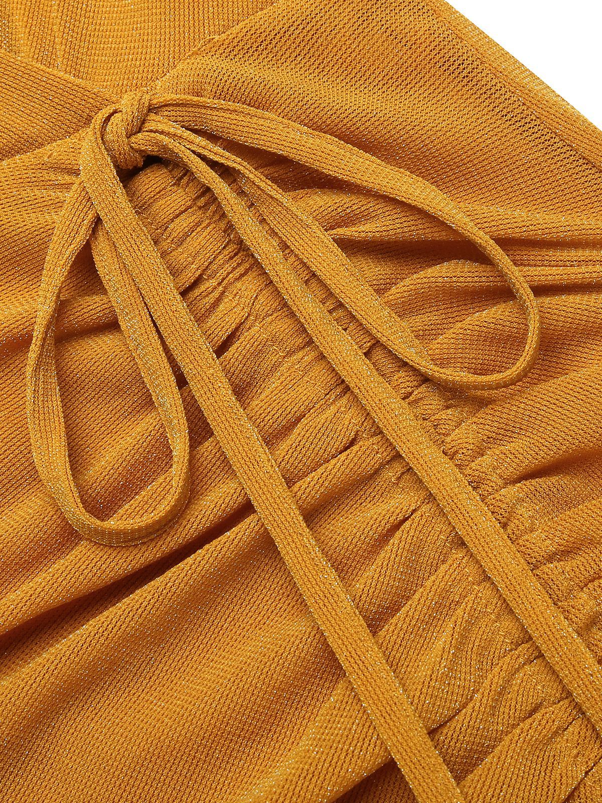 Dunkelgrün 1930er Rüsche Schnürschuh Fischschwanz Kleid - Image 16