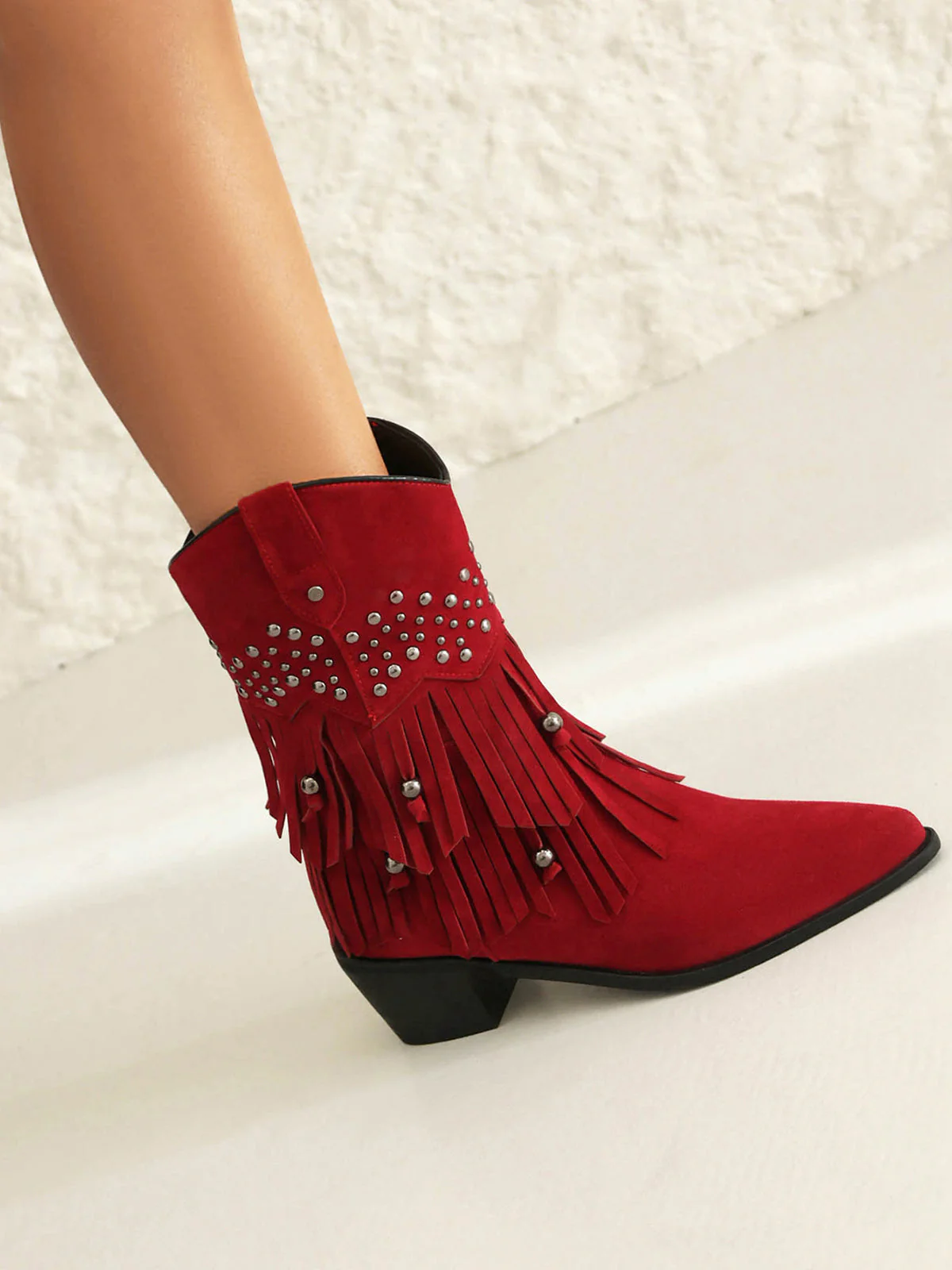 Flanell Kegelabsatz Westernstiefel - Image 13