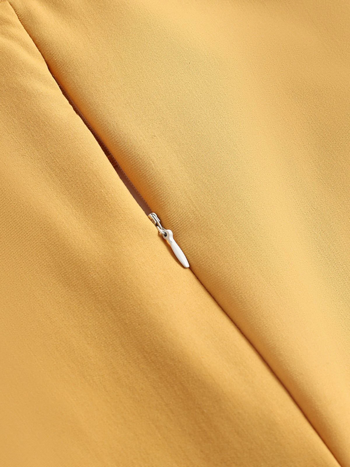 GELB 1950ER KURZARM V-AUSSCHNITT SWING KLEID - Image 3