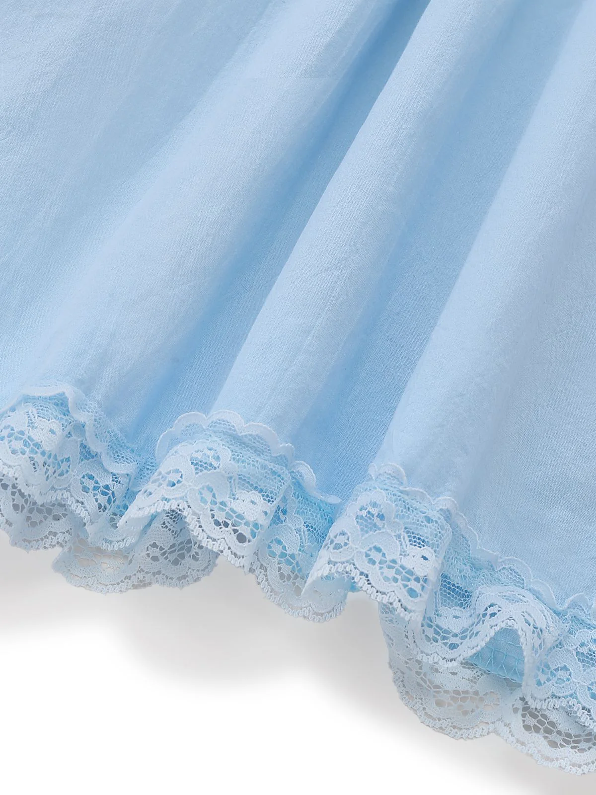 Gelb 1960er Solide Bogen Rückenfrei Spitze Babydoll Kleid - Image 10