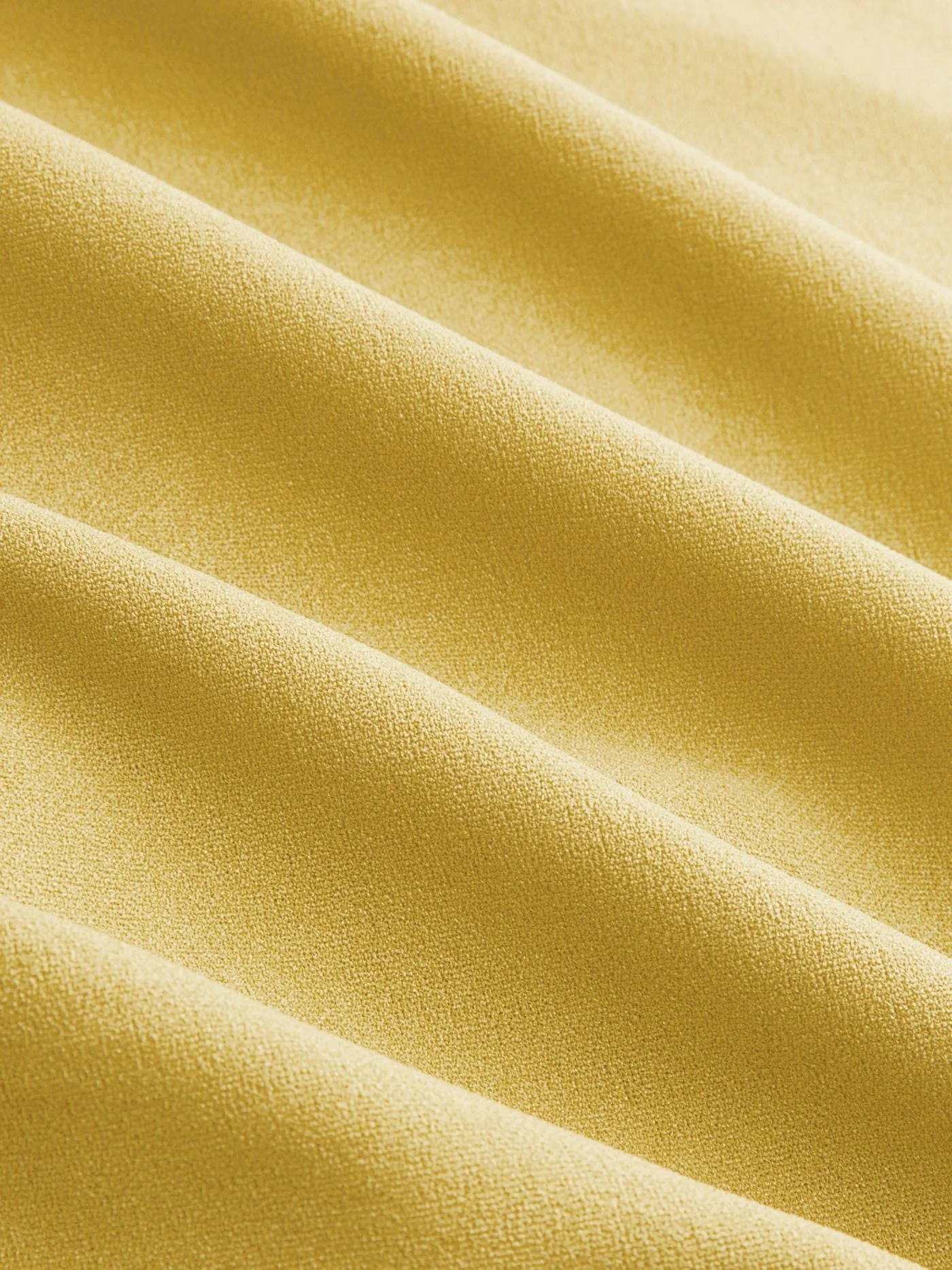 Gelb 1970er Schal Hals Gerüschtes Cowl Top - Image 3