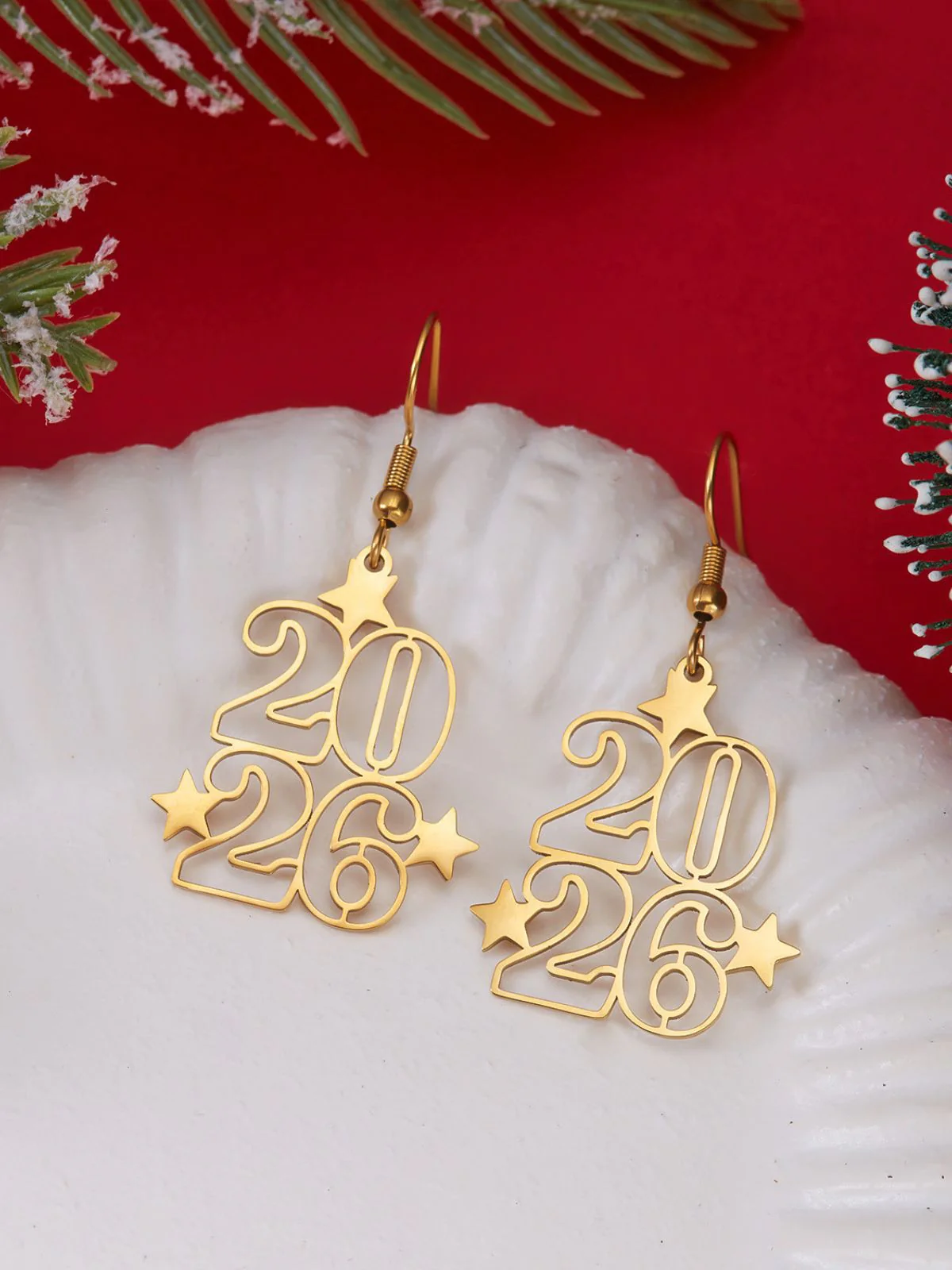 Gold 2026 Ausgehöhlt Legierung Tropfen Ohrringe - Image 11