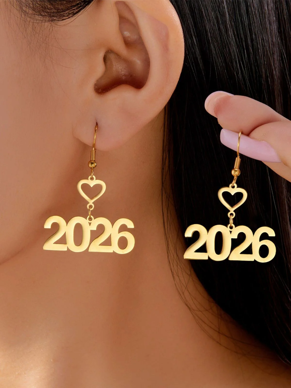 Gold 2026 Ausgehöhlt Legierung Tropfen Ohrringe - Image 8