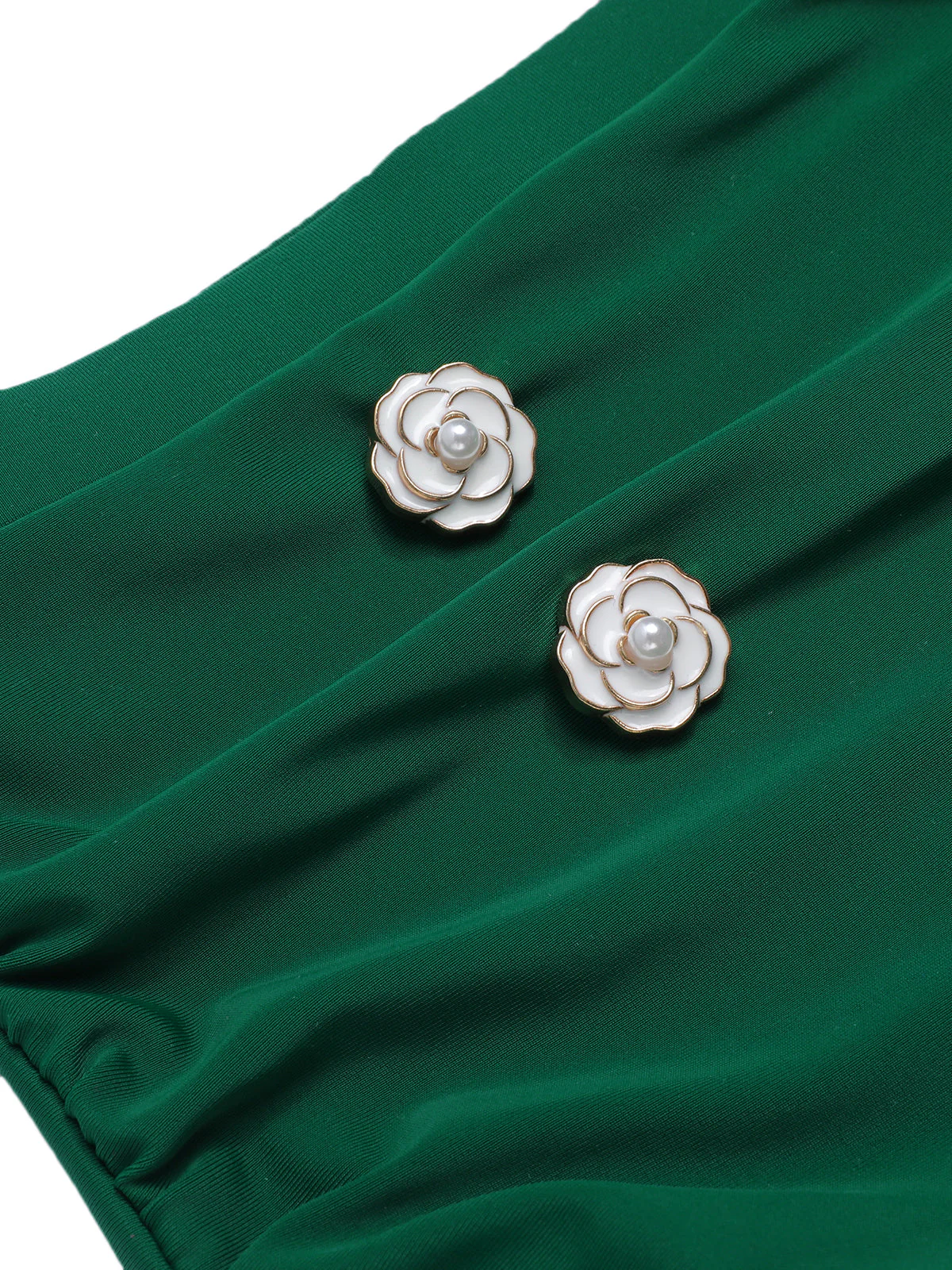 Grün 1940er Gestreifter Träger Badeanzug - Image 9