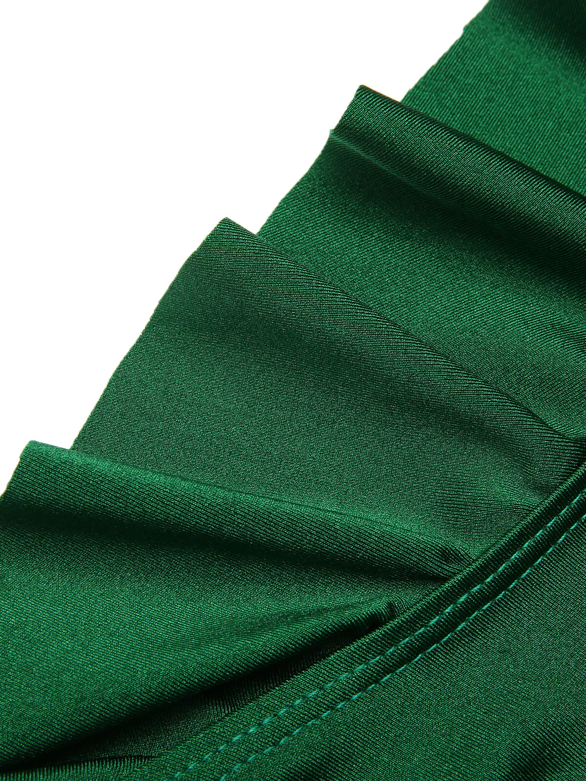 Grüne 1940er Ärmelloses Rückenloser Halfterbadeanzug - Image 7