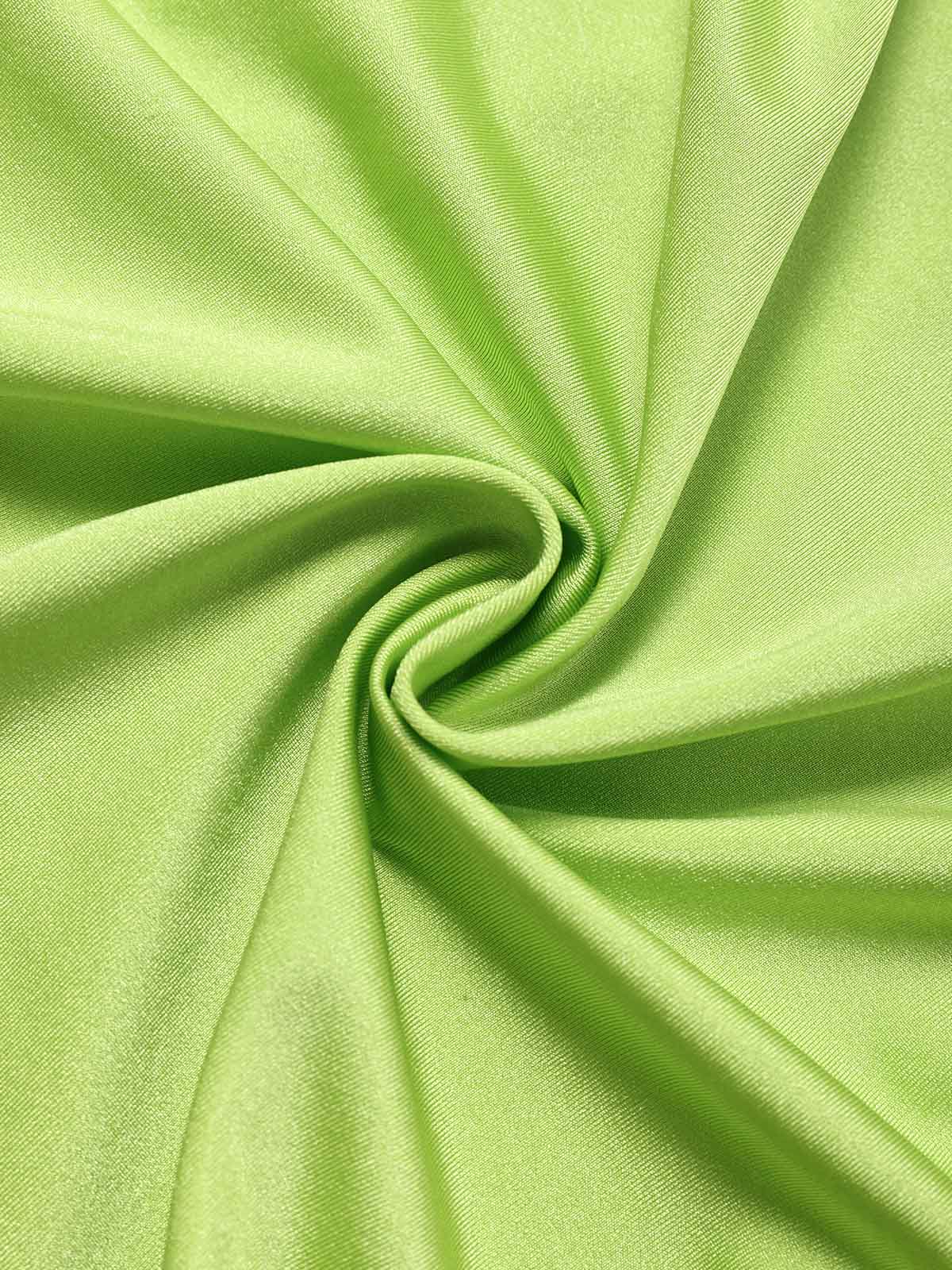 [Vorverkauf] Grüner 60er Badeanzug mit Blumen und Neckholder - Image 5