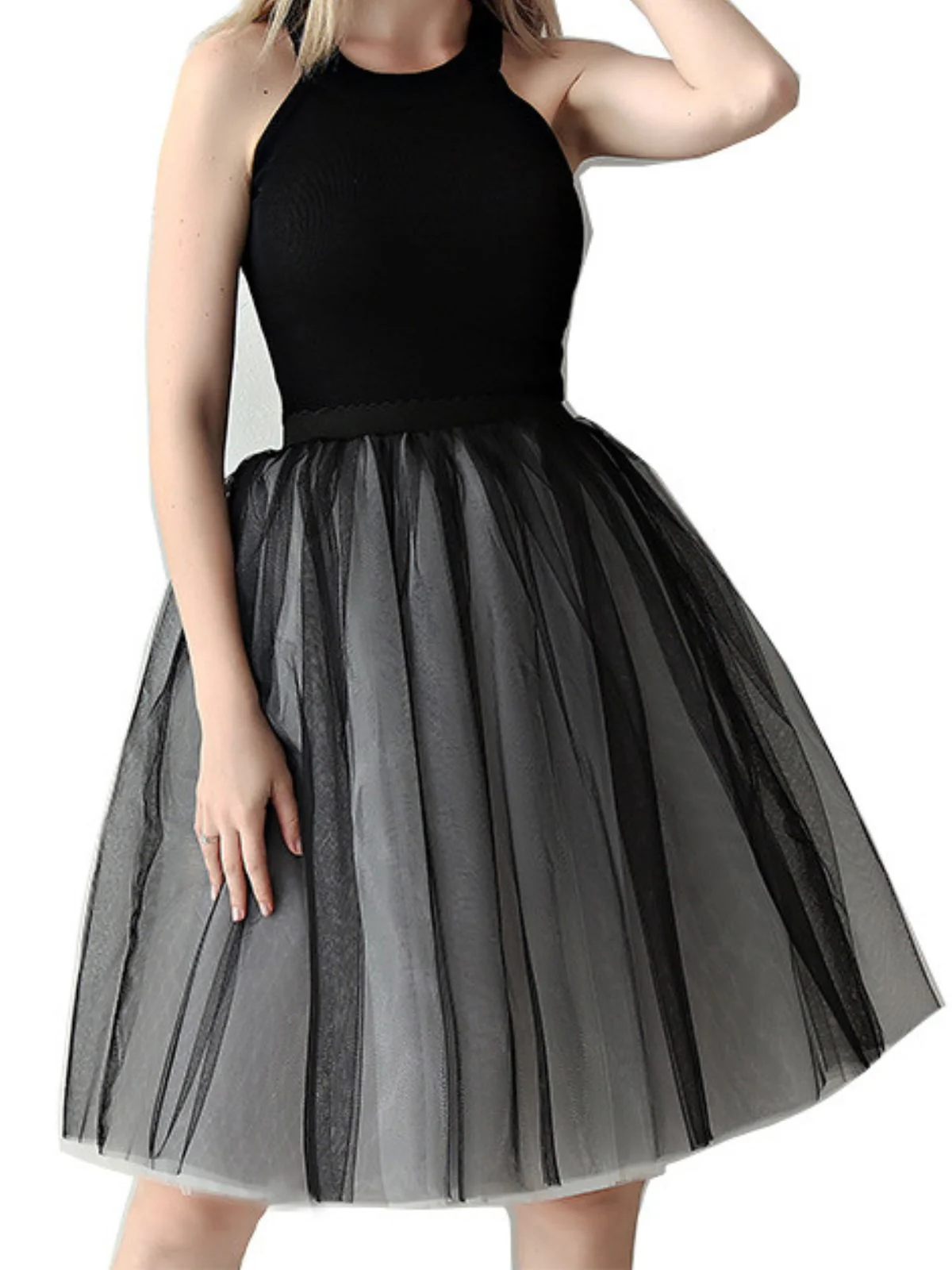 Gradient 1950er Schleife Gürtel Netz Unterrock Petticoat - Image 12