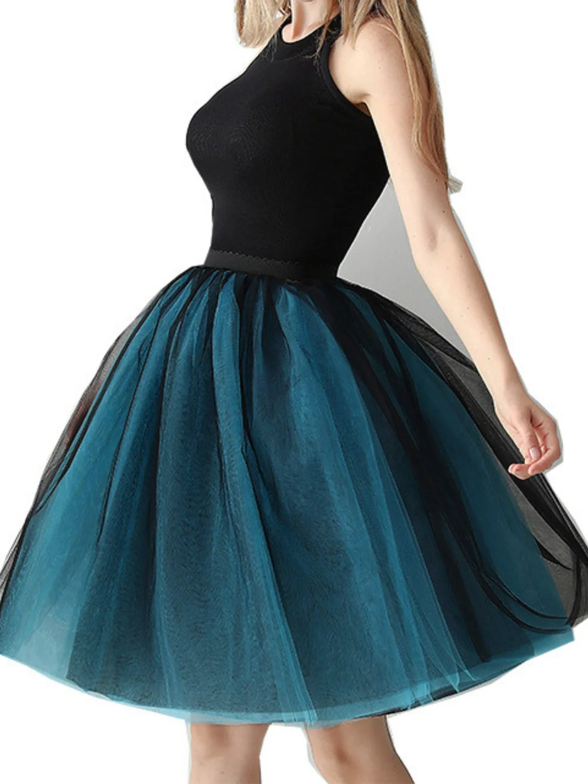 Gradient 1950er Schleife Gürtel Netz Unterrock Petticoat - Image 3