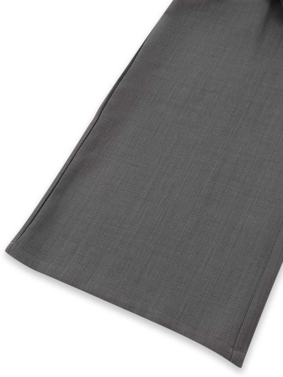 Grau 1930er Solide Ärmellos Büro Gürtel Jumpsuit - Image 6