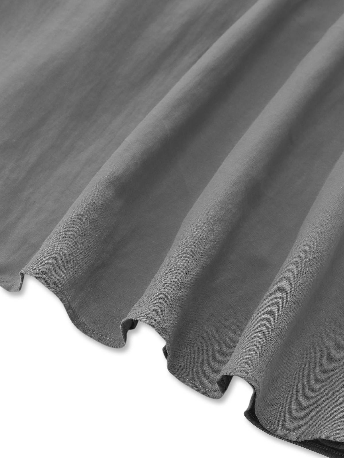 [Vorverkauf] Grau 1950er Halter V-Ausschnitt Swing Kleid - Image 8