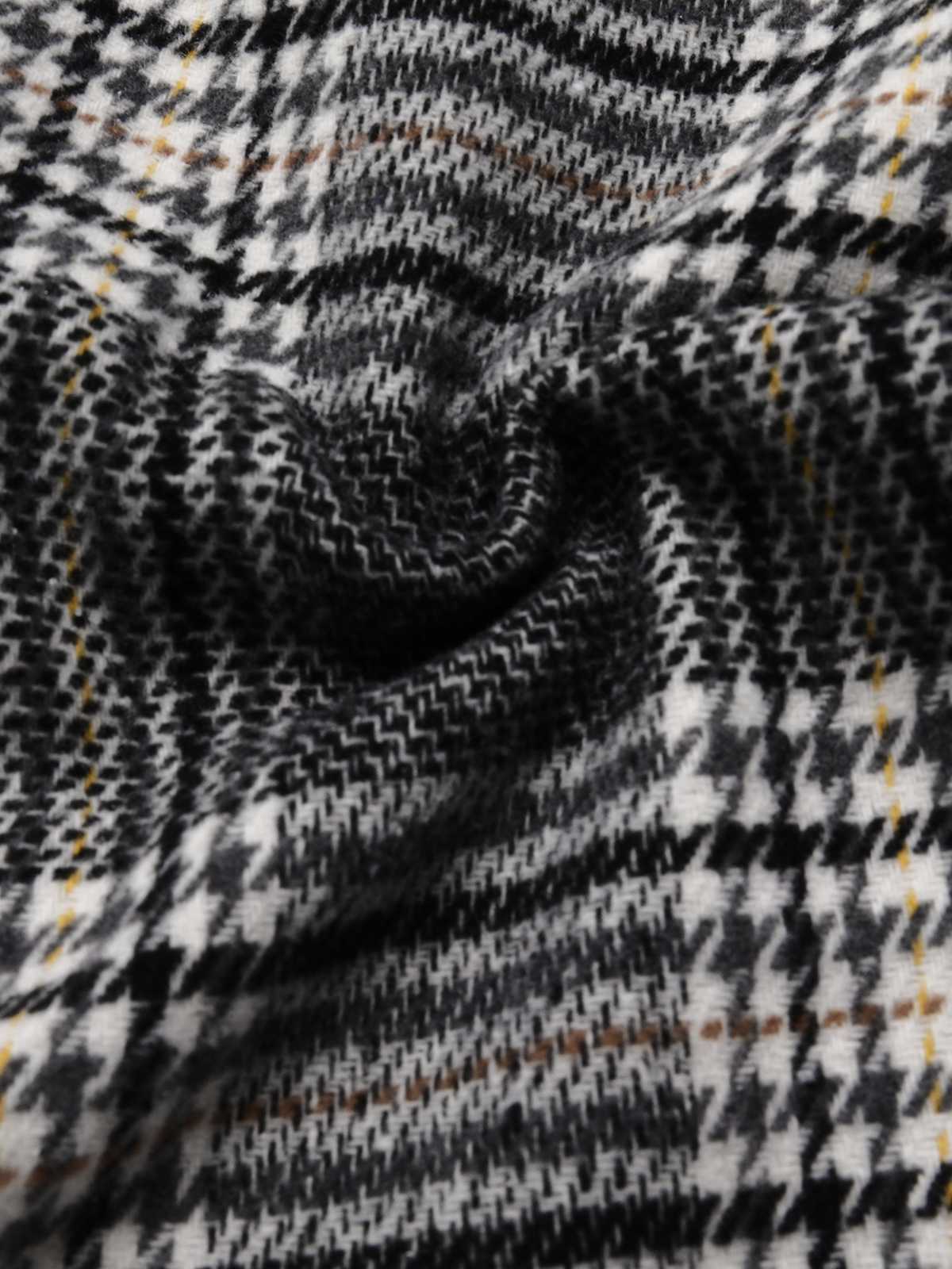 Grau 1960er Geknöpft Plaid Schürze Kleid - Image 4