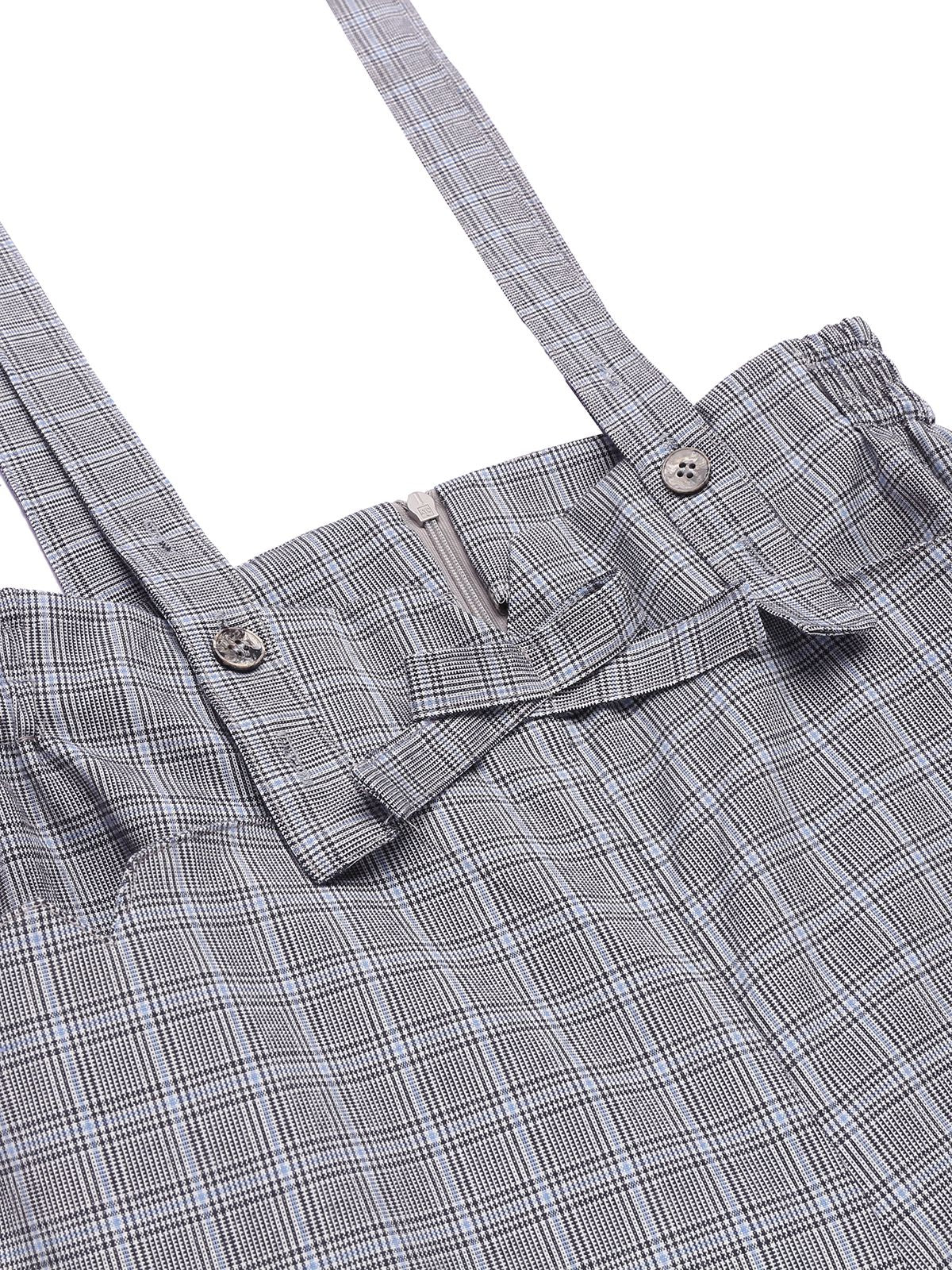 GRAU VINTAGE PLAID JUMPSUIT - Image 4