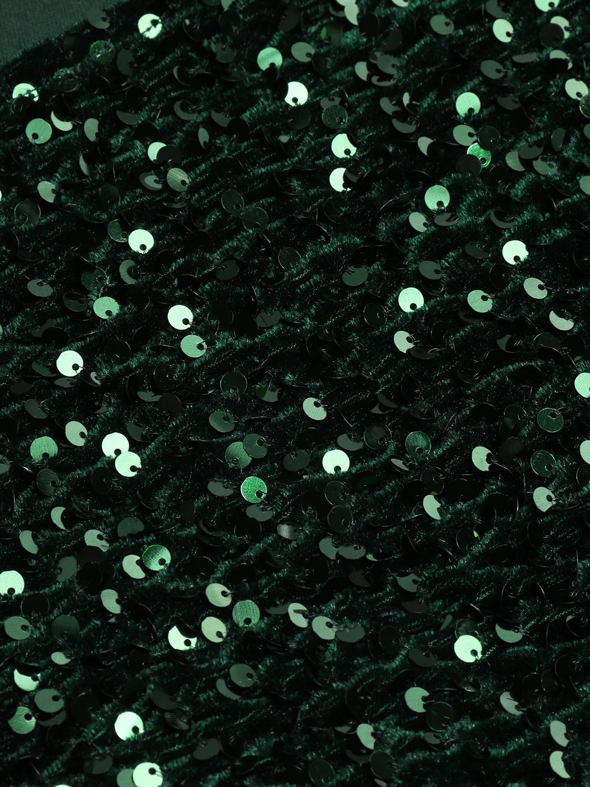 Grün 1960er Glitzer Patchwork Gürtelkleid - Image 7
