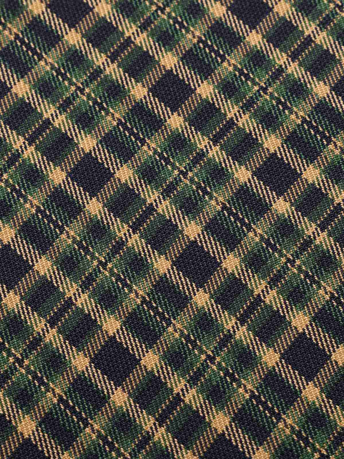 Grün 1930er Plaid Schlüssellochhals Jumpsuit - Image 10