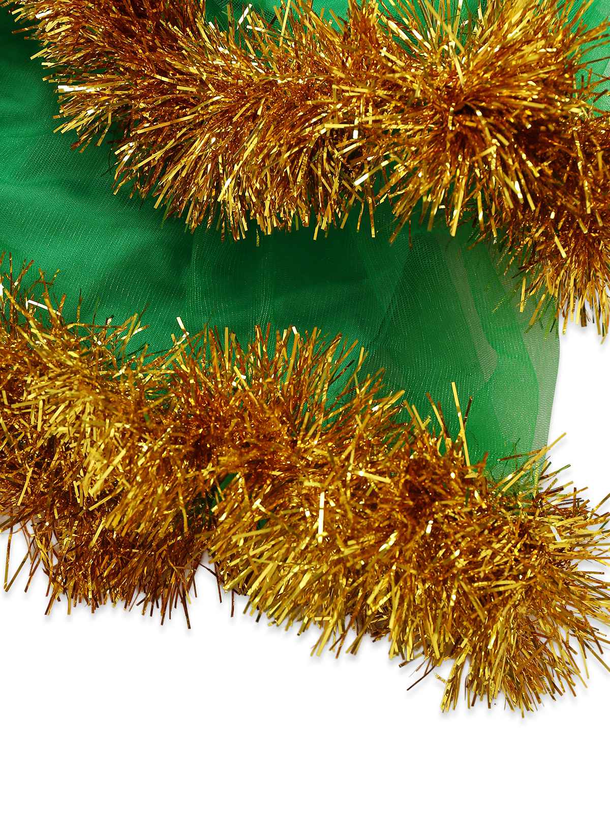 Grün 1950er Weihnachten Baum Abgestuft Kleid Set - Image 8