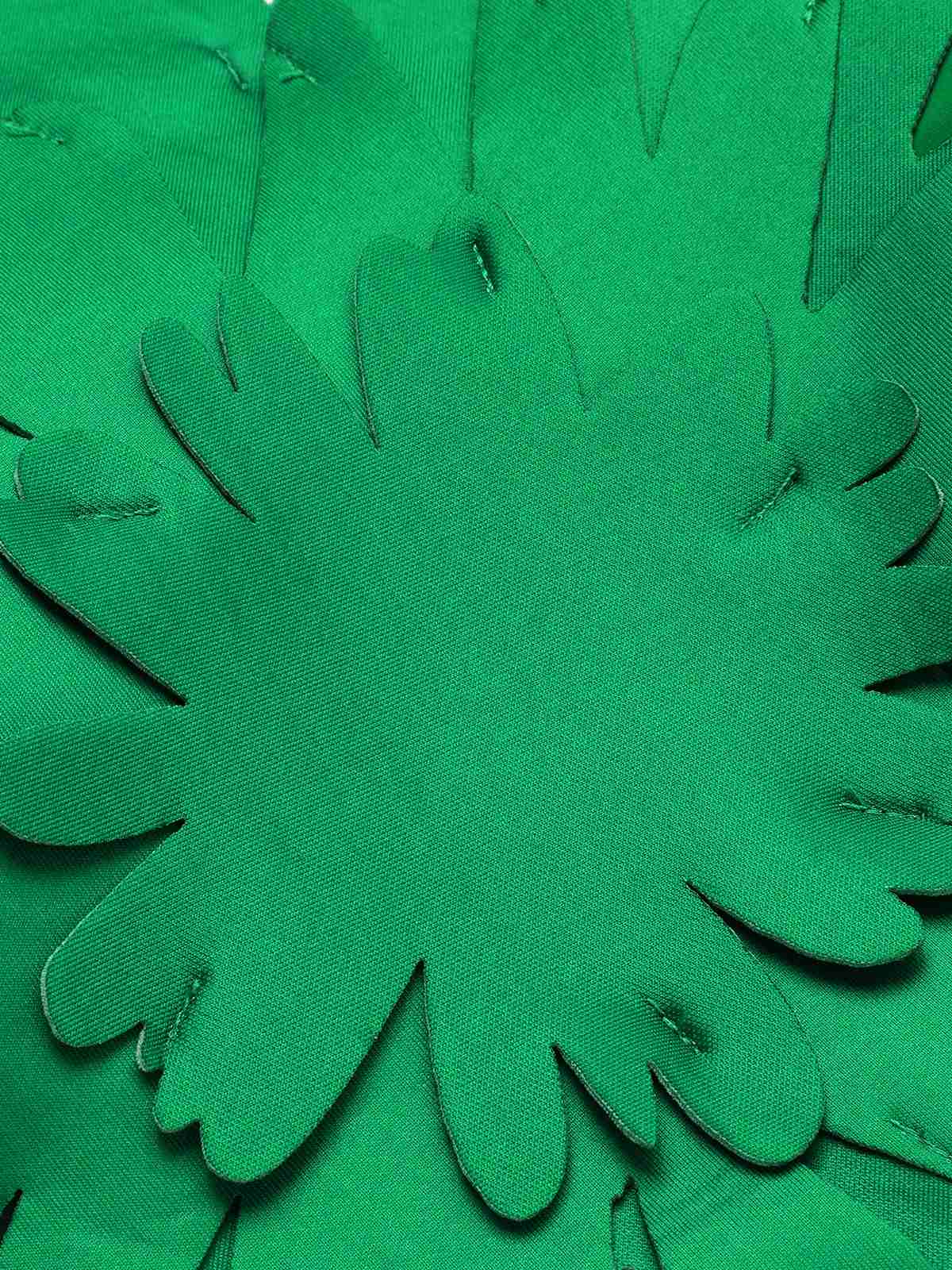 Grün 1960er 3D-Blumen Gurt Badeanzug - Image 4