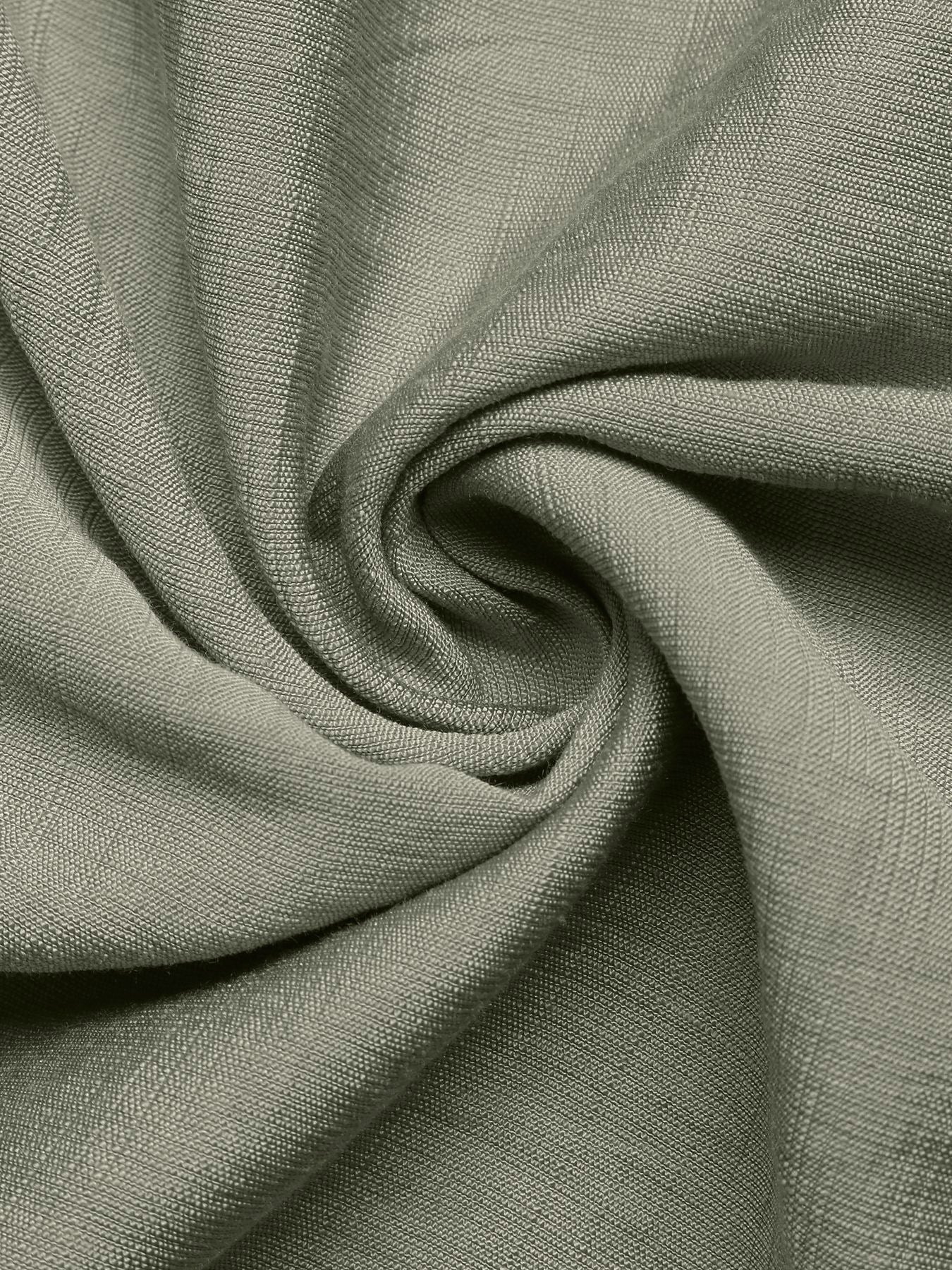 Grün 1970er Karree Ausschnitt Puffärmel Boho Kleid - Image 7