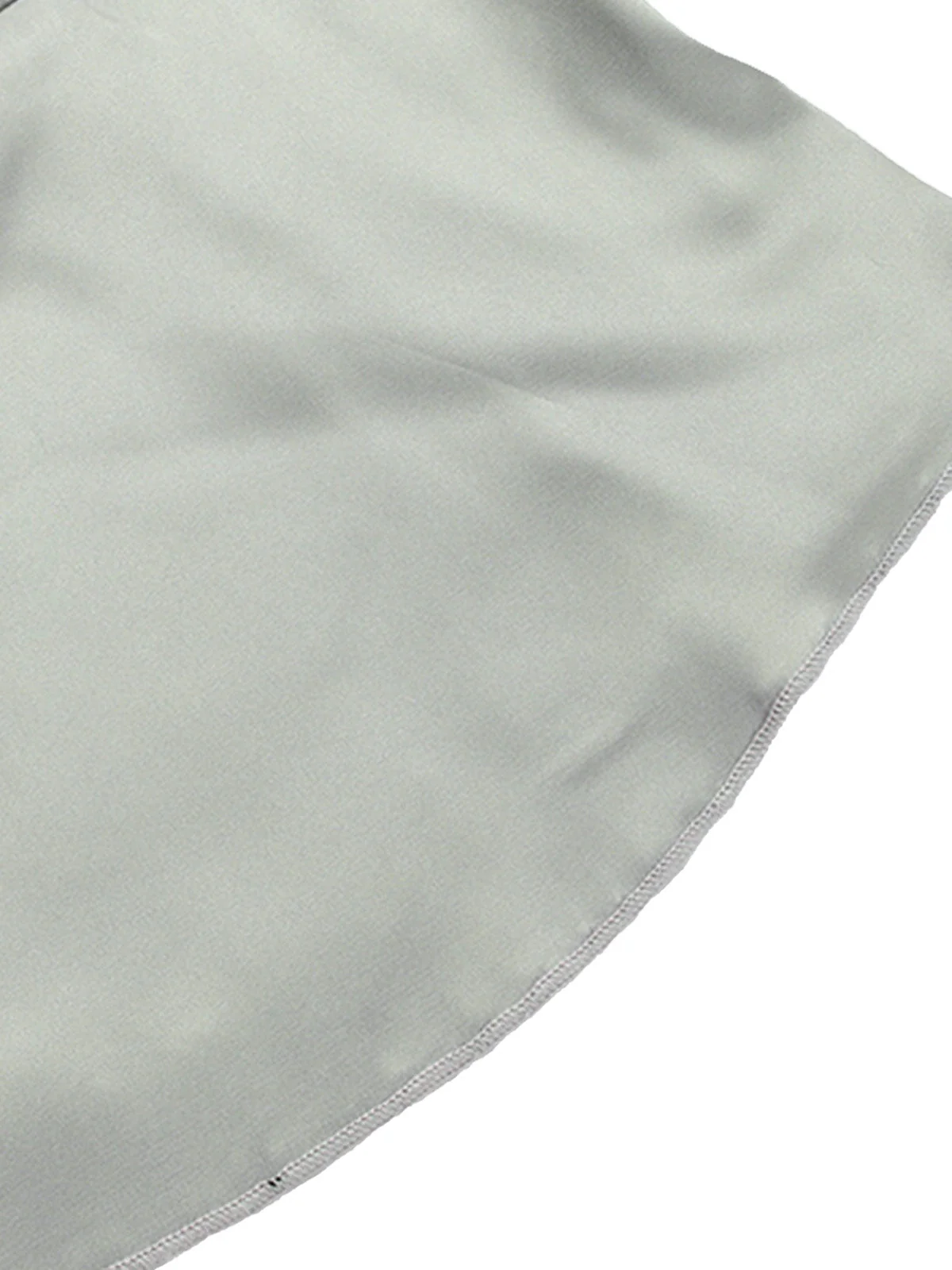 Grün 1970er Satin Gerüschtes Büste Hosenträger Cami Top - Image 5