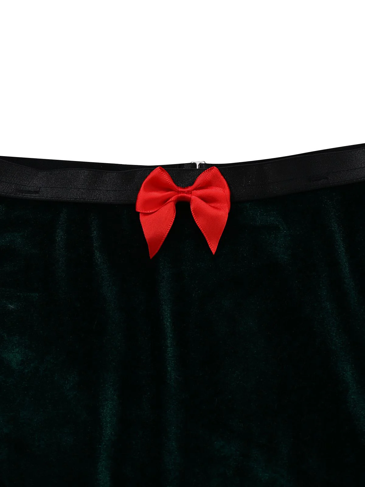 2PCS 1970 Weihnachten Samt Top & Rock Set - Image 7