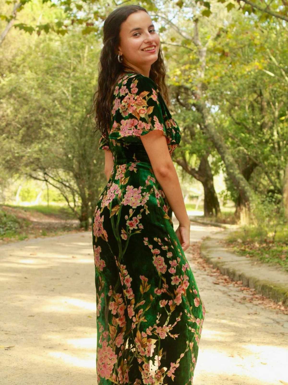GRÜNER VINTAGE SAMT JUMPSUIT - Image 2