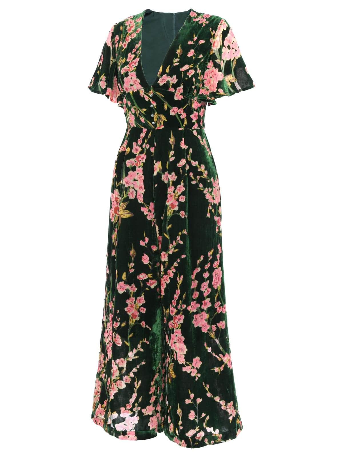 GRÜNER VINTAGE SAMT JUMPSUIT - Image 4